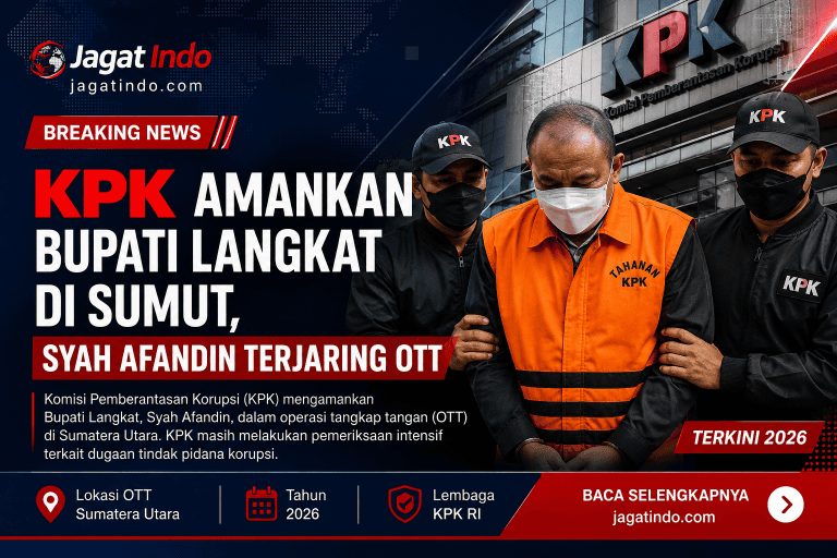 KPK Amankan Bupati Langkat di Sumut, Syah Afandin Terjaring OTT