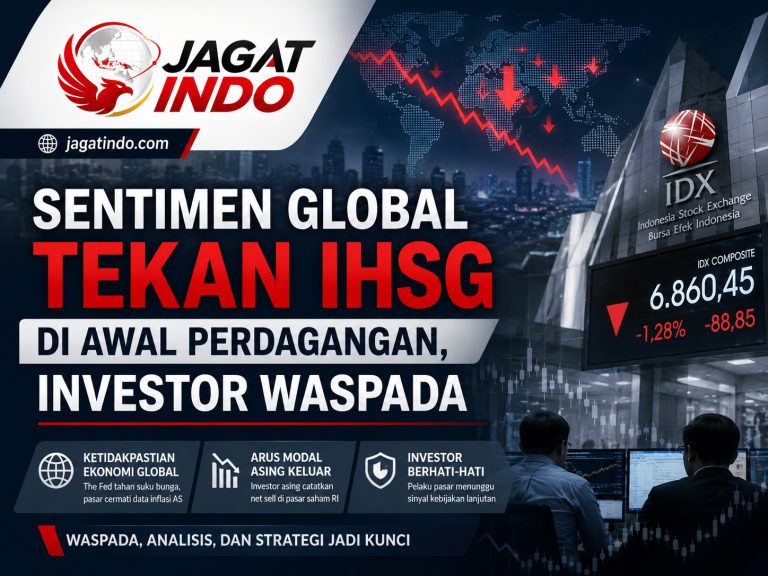 Sentimen Global Tekan IHSG di Awal Perdagangan, Investor Waspada