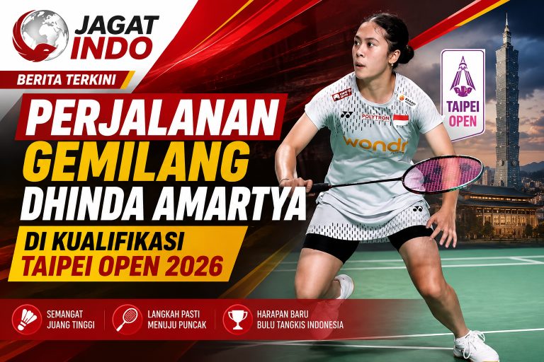 Perjalanan Gemilang Dhinda Amartya di Kualifikasi Taipei Open 2026