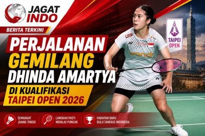 Perjalanan Gemilang Dhinda Amartya di Kualifikasi Taipei Open 2026