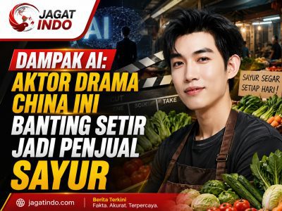 Dampak AI: Aktor Drama China Ini Banting Setir Jadi Penjual Sayur
