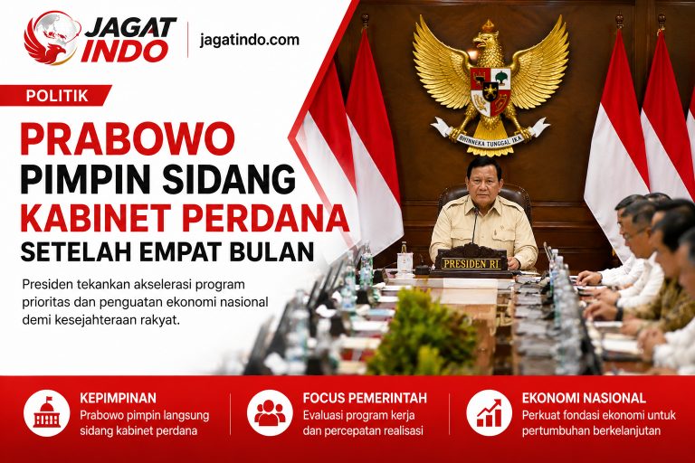 Prabowo Pimpin Sidang Kabinet Perdana Setelah Empat Bulan