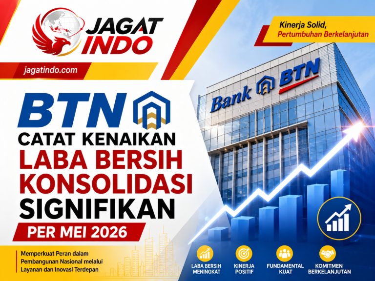 BTN Catat Kenaikan Laba Bersih Konsolidasi Signifikan per Mei 2026
