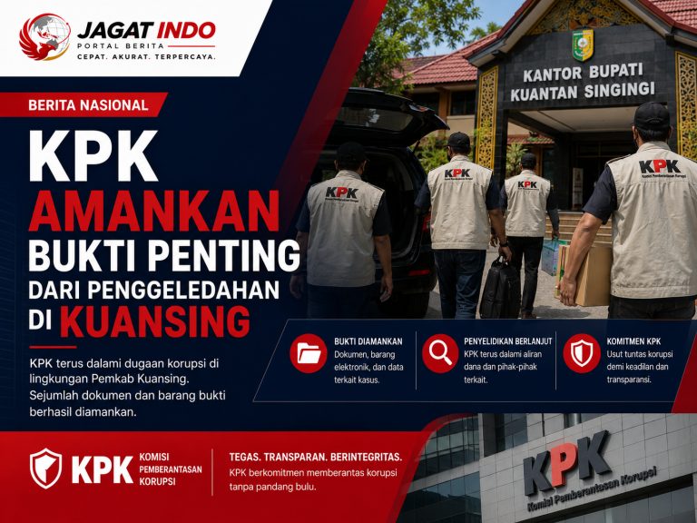KPK Amankan Bukti Penting dari Penggeledahan di Kuansing