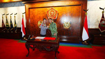 Soliditas TNI-Polri Diperkuat: Pertemuan Pimpinan Tak Bahas Isu Sensitif