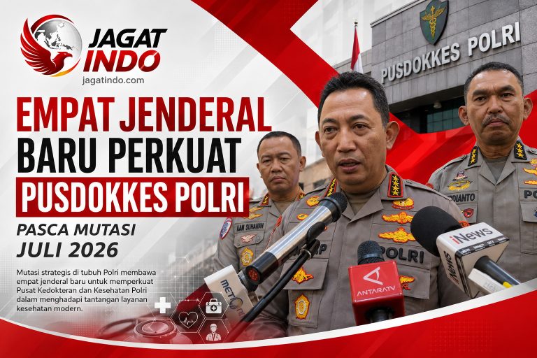 Empat Jenderal Baru Perkuat Pusdokkes Polri Pasca Mutasi Juli 2026
