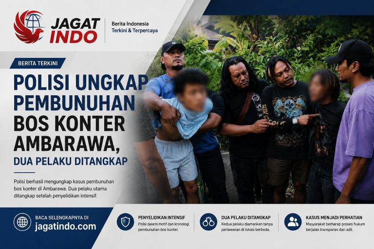 Polisi Ungkap Pembunuhan Bos Konter Ambarawa, Dua Pelaku Ditangkap