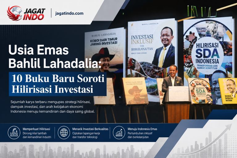 Usia Emas Bahlil Lahadalia: 10 Buku Baru Soroti Hilirisasi Investasi