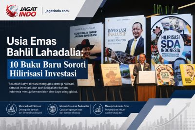 Usia Emas Bahlil Lahadalia: 10 Buku Baru Soroti Hilirisasi Investasi