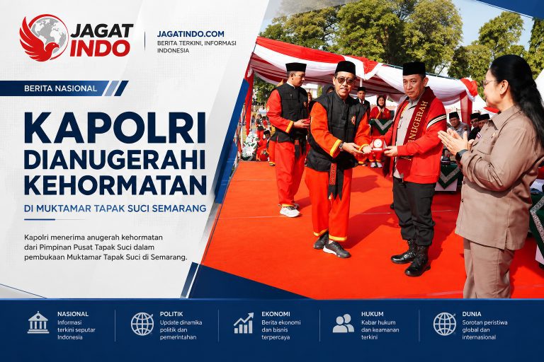Kapolri Dianugerahi Kehormatan di Muktamar Tapak Suci Semarang