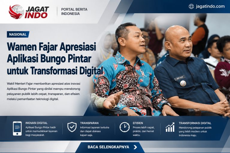 Wamen Fajar Apresiasi Aplikasi Bungo Pintar untuk Transformasi Digital