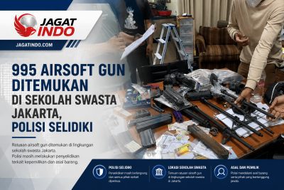 995 Airsoft Gun Ditemukan di Sekolah Swasta Jakarta, Polisi Selidiki