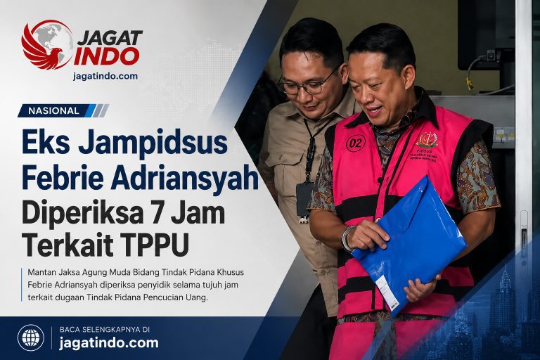 Eks Jampidsus Febrie Adriansyah Diperiksa 7 Jam Terkait TPPU