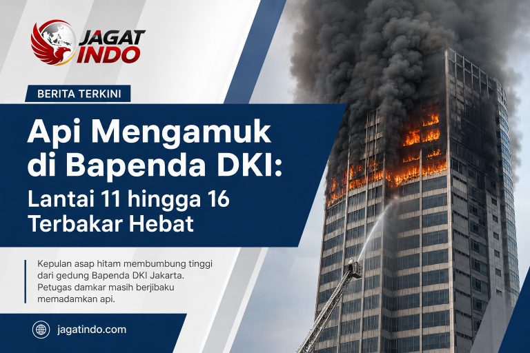 Api Mengamuk di Bapenda DKI: Lantai 11 hingga 16 Terbakar Hebat