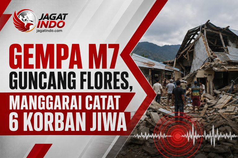 Gempa M7 Guncang Flores, Manggarai Catat 6 Korban Jiwa