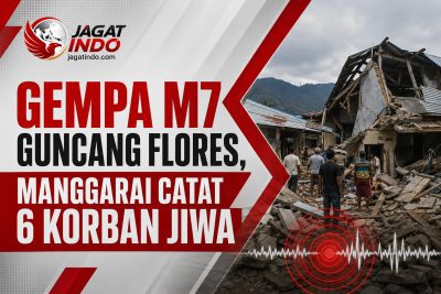 Gempa M7 Guncang Flores, Manggarai Catat 6 Korban Jiwa