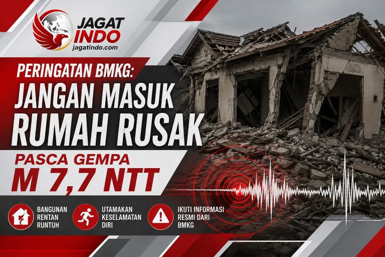 Peringatan BMKG: Jangan Masuk Rumah Rusak Pasca Gempa M 7,7 NTT