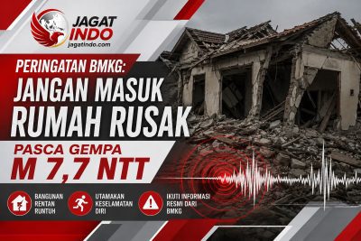 Peringatan BMKG: Jangan Masuk Rumah Rusak Pasca Gempa M 7,7 NTT