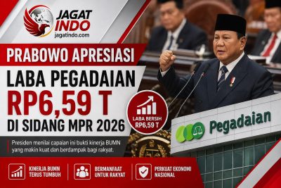 Prabowo Apresiasi Laba Pegadaian Rp6,59 T di Sidang MPR 2026