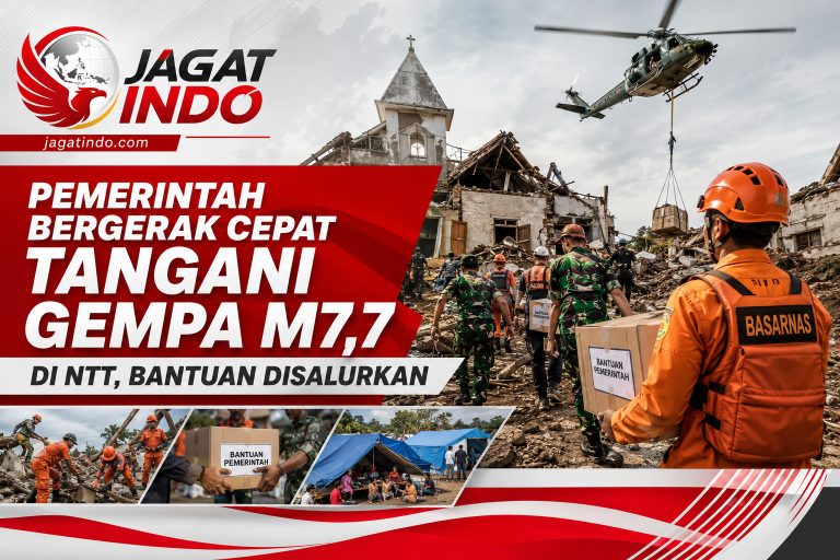 Pemerintah Bergerak Cepat Tangani Gempa M7,7 di NTT, Bantuan Disalurkan