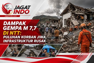Dampak Gempa M 7,7 di NTT: Puluhan Korban Jiwa, Infrastruktur Rusak