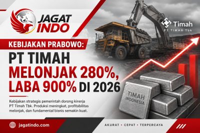 Kebijakan Prabowo: PT Timah Melonjak 280%, Laba 900% di 2026