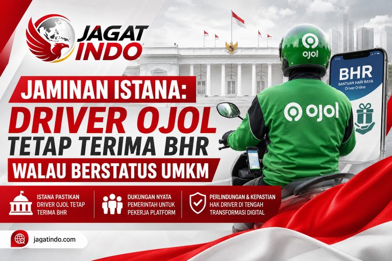 Jaminan Istana: Driver Ojol Tetap Terima BHR Walau Berstatus UMKM