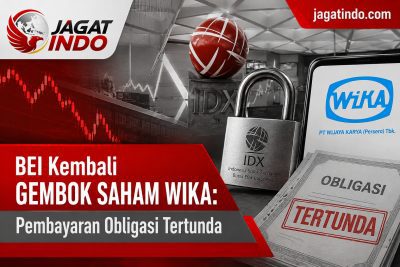 BEI Kembali Gembok Saham WIKA: Pembayaran Obligasi Tertunda