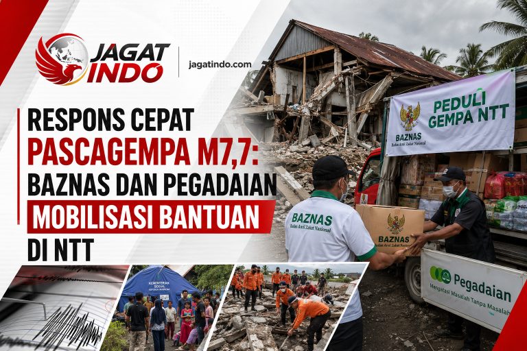 Respons Cepat Pascagempa M7,7: Baznas dan Pegadaian Mobilisasi Bantuan di NTT
