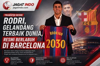 Rodri, Gelandang Terbaik Dunia, Resmi Berlabuh di Barcelona