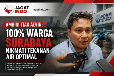 Ambisi Tias Alvin: 100% Warga Surabaya Nikmati Tekanan Air Optimal