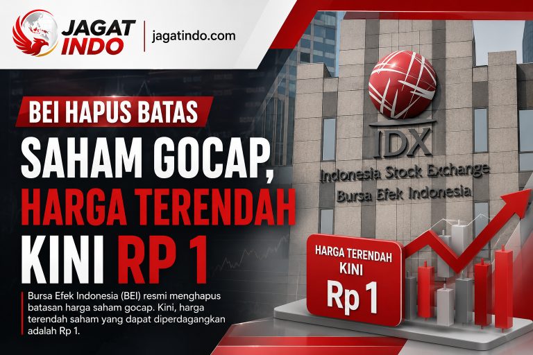 BEI Hapus Batas Saham Gocap, Harga Terendah Kini Rp 1