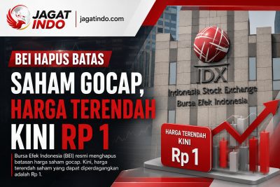BEI Hapus Batas Saham Gocap, Harga Terendah Kini Rp 1