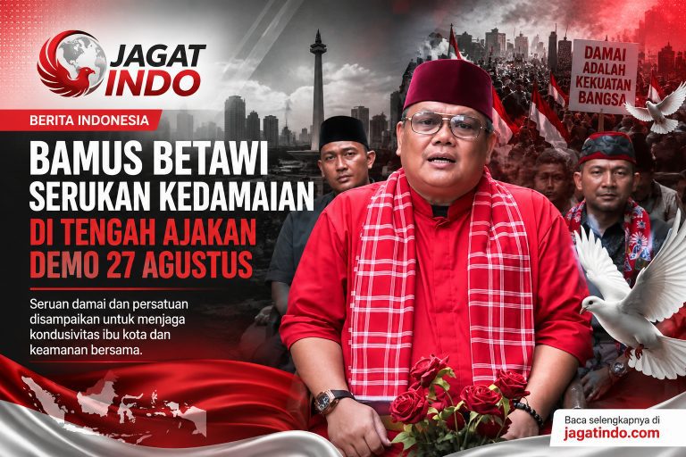Bamus Betawi Serukan Kedamaian di Tengah Ajakan Demo 27 Agustus