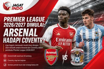 Premier League 2026/2027 Dimulai: Arsenal Hadapi Coventry