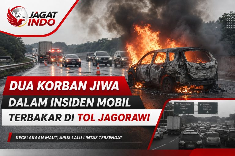 Dua Korban Jiwa dalam Insiden Mobil Terbakar di Tol Jagorawi
