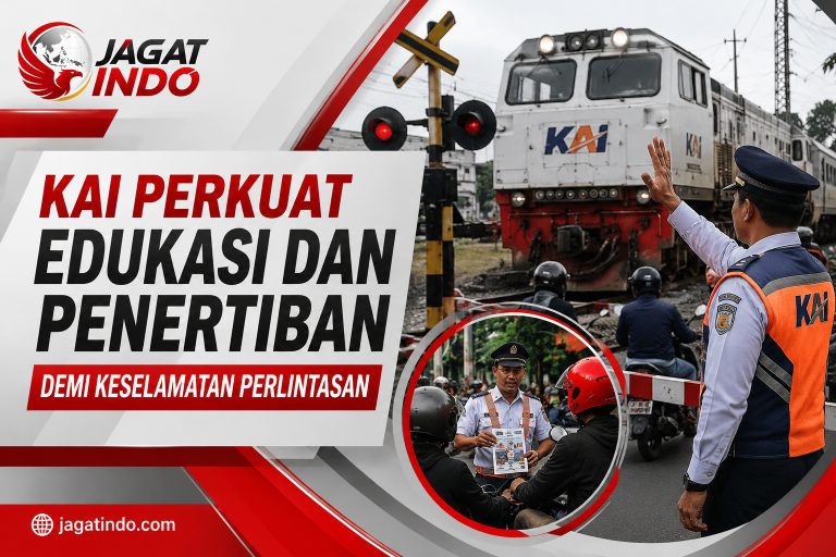 KAI Perkuat Edukasi dan Penertiban Demi Keselamatan Perlintasan