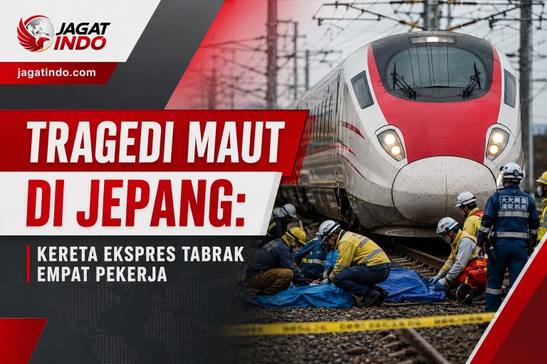 Tragedi Maut di Jepang: Kereta Ekspres Tabrak Empat Pekerja