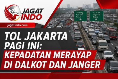 Tol Jakarta Pagi Ini: Kepadatan Merayap di Dalkot dan Janger