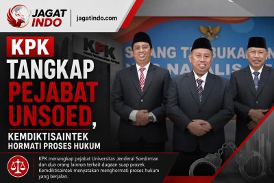 KPK Tangkap Pejabat Unsoed, Kemdiktisaintek Hormati Proses Hukum