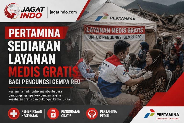 Pertamina Sediakan Layanan Medis Gratis bagi Pengungsi Gempa Reo