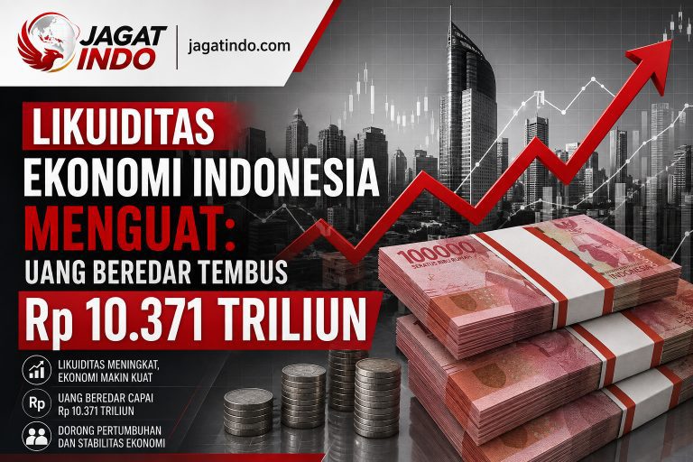 Likuiditas Ekonomi Indonesia Menguat: Uang Beredar Tembus Rp 10.371 Triliun