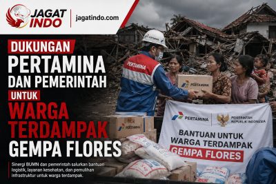 Dukungan Pertamina dan Pemerintah untuk Warga Terdampak Gempa Flores