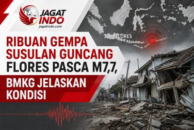 Ribuan Gempa Susulan Guncang Flores Pasca M7,7, BMKG Jelaskan Kondisi