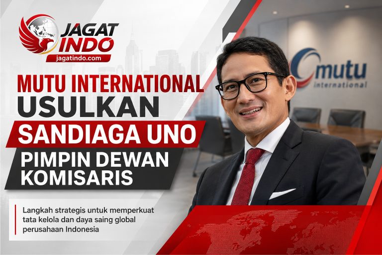 Mutu International Usulkan Sandiaga Uno Pimpin Dewan Komisaris