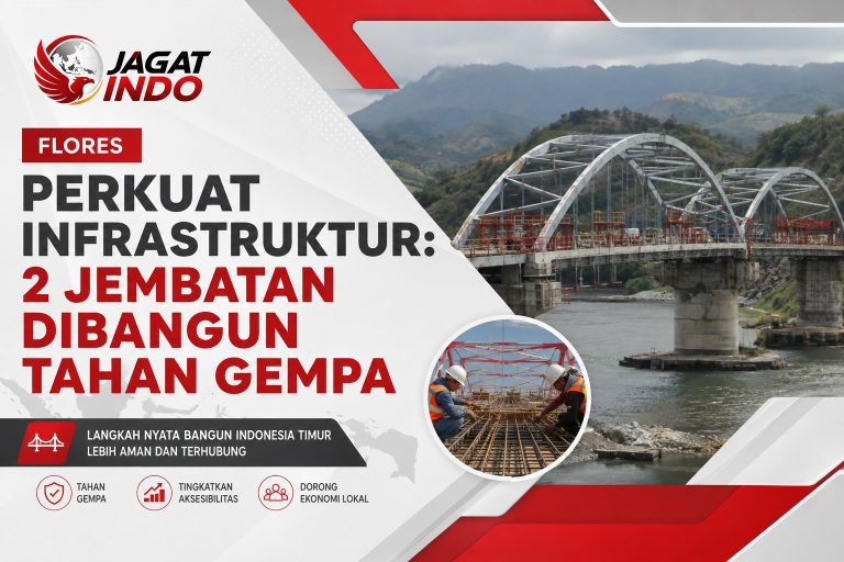 Flores Perkuat Infrastruktur: 2 Jembatan Dibangun Tahan Gempa