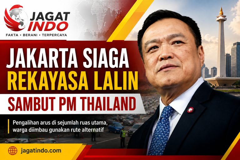 Jakarta Siaga Rekayasa Lalin Sambut PM Thailand