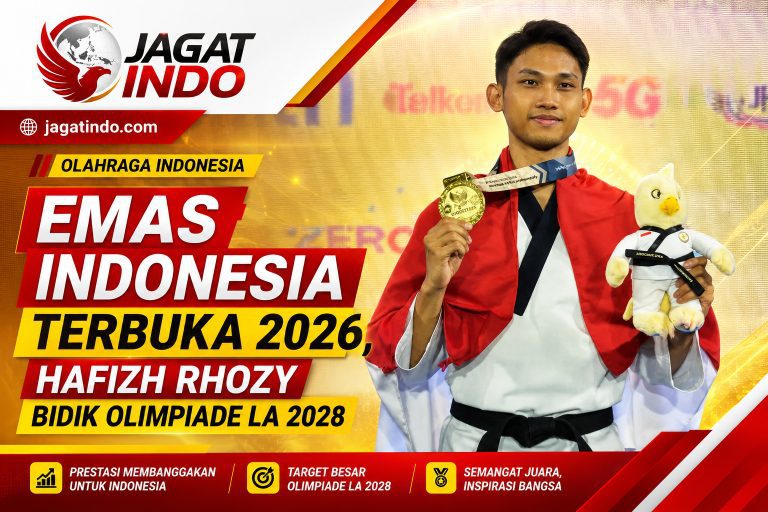 Emas Indonesia Terbuka 2026, Hafizh Rhozy Bidik Olimpiade LA 2028