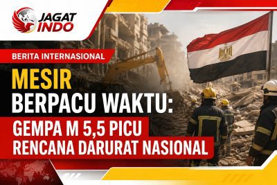 Mesir Berpacu Waktu: Gempa M 5,5 Picu Rencana Darurat Nasional