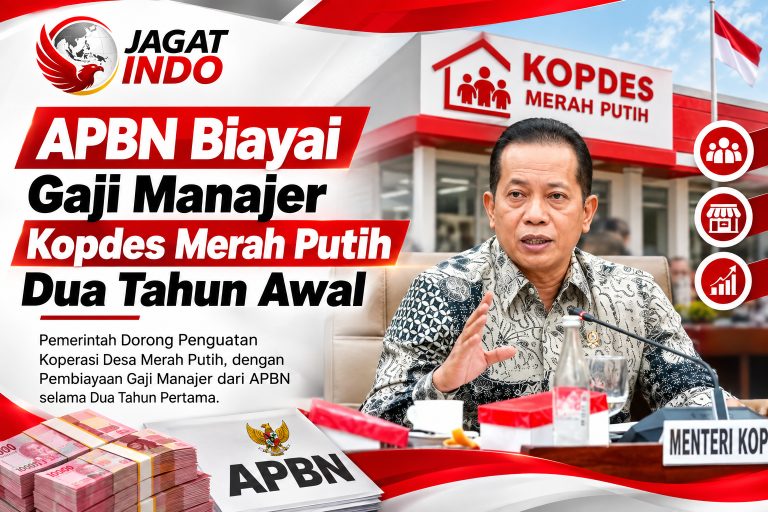 APBN Biayai Gaji Manajer Kopdes Merah Putih Dua Tahun Awal